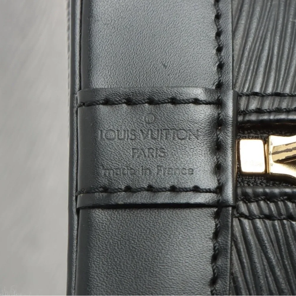 Louis Vuitton Epi Alma PM - Black With Gold Hardware MI0937 - Picture 10 of 13